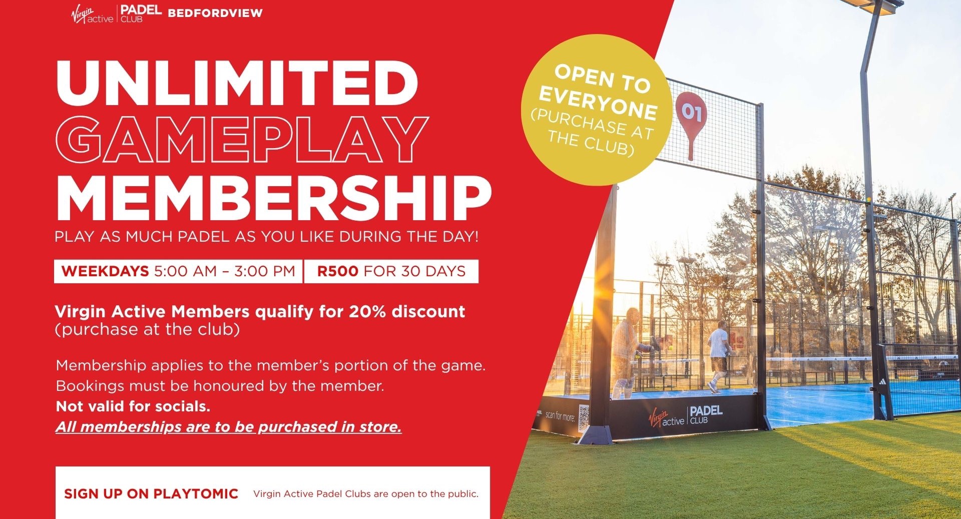 Bedfordview Virgin Active Padel Club — photo 3
